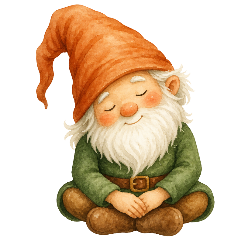 A gnome napping on a single-partner pipeline